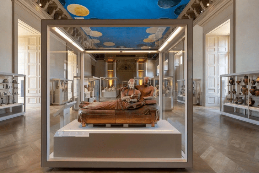 Les salles des collections étrusques © Musée du Louvre